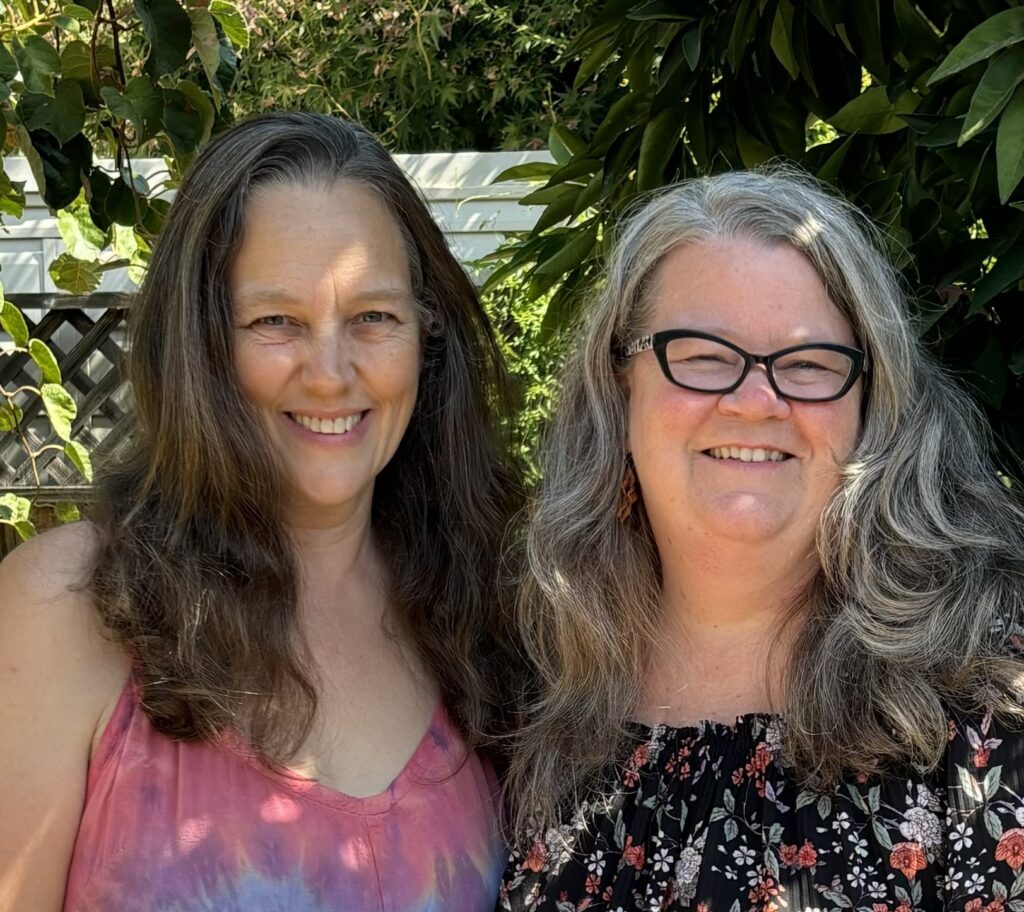 Rachel and Lesley September